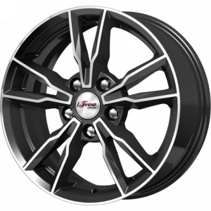 Автодиск iFree 6,5x16 5x114,3 ET45 D67,1 Икигай (КС865) Блэк Джек