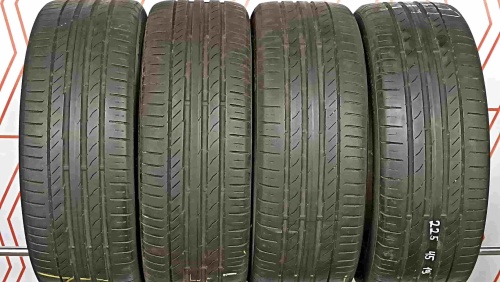 Шины Continental ContiSportContact 5 225/45 R19 -- б/у 5