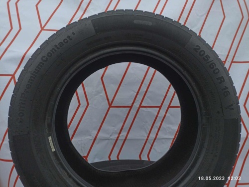 Шины Continental ContiPremiumContact 5 205/60 R16 -- б/у 6